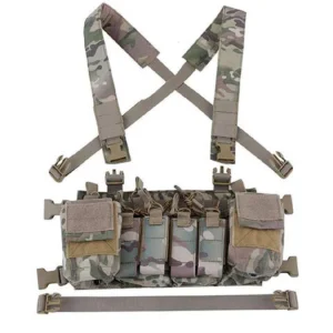 Tactical Vest Training Durable Outdoors Security Adjustable Camo Hunting Vest with Frame