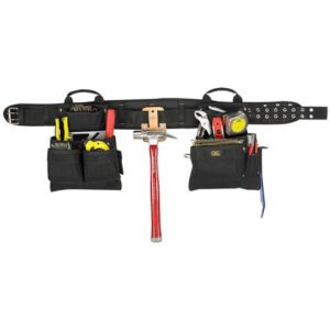 5608 4 piece carpenter's combo tool belt 17 pocket