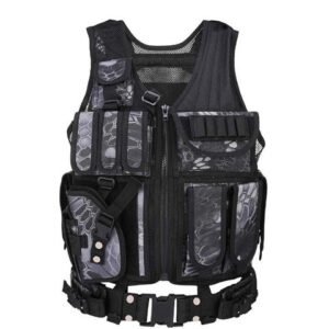 Tactical Vest Outdoors Breathable Vest for Adult Lightweight Adjustable Custom Outdoor Multi-functional